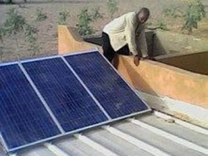 Aufbau von Solarmodulen
